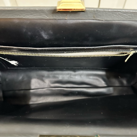 Vintage Merit New York Leather Gray Bag - Picture 14 of 16